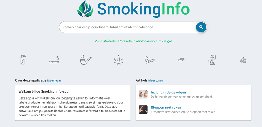 Overheid lanceert Smoking Info