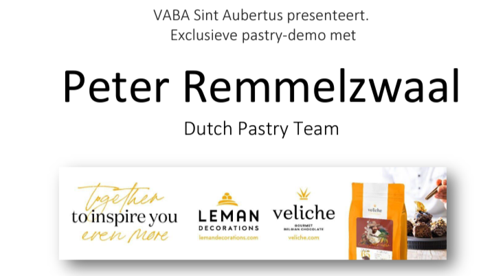 Pastry-demo met Peter Remmelzwaal