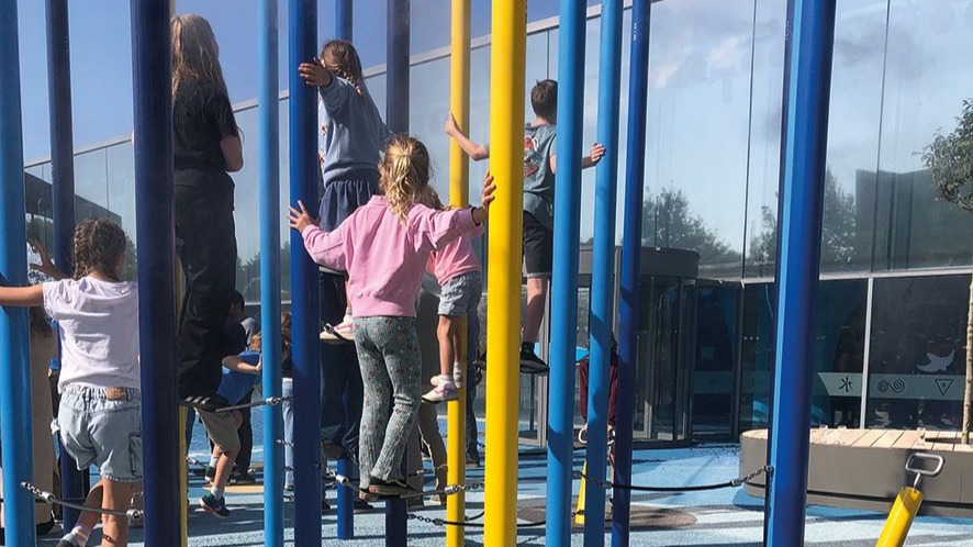 Hidrodoe waterspeelplaats geautomatiseerd