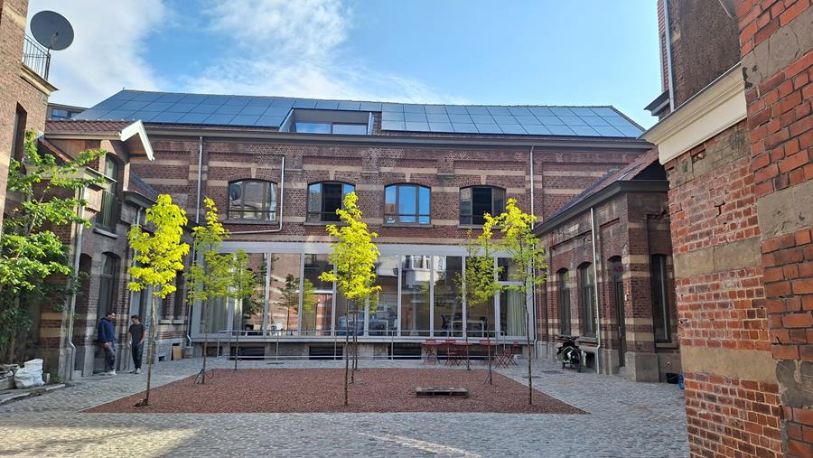 Verschillende duurzame bouwpraktijken in het Brussels Hoofdstedelijk Gewest