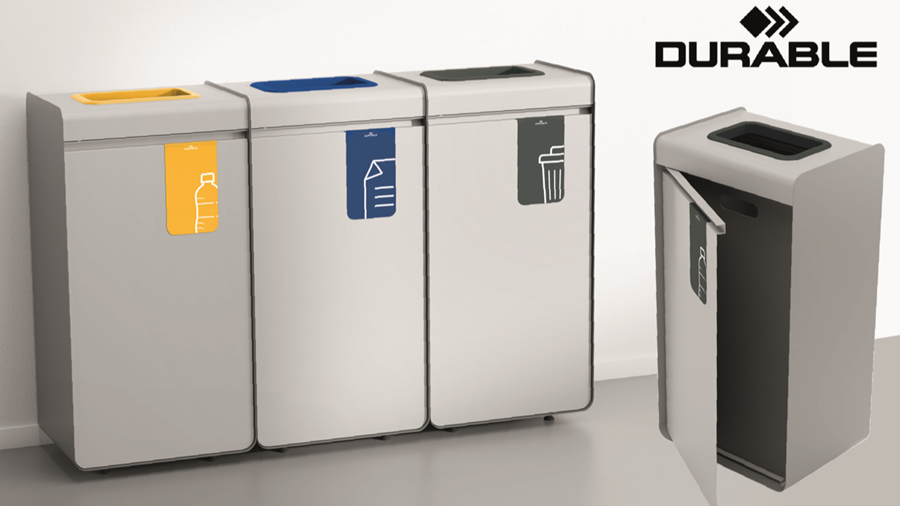 DURABLE lance des nouvelles poubelles efficaces pour le tri des déchets