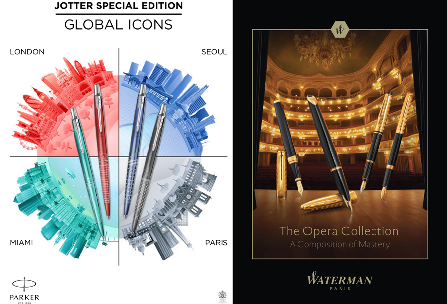 Newell Brands présente : Parker Jotter et Waterman Opera