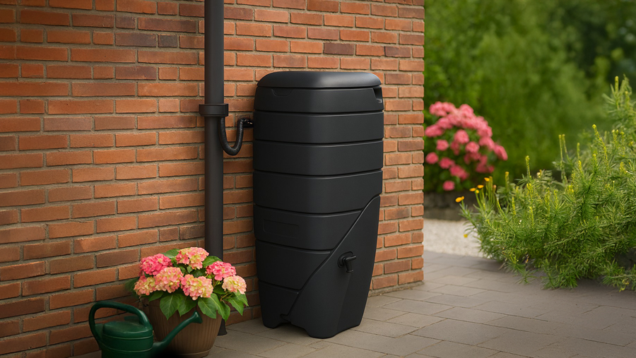 Regentonnen van Nature temmen de extreme weersomstandigheden