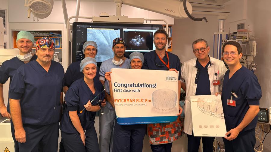 Hôpital de la Citadelle (Luik) implanteert als eerste prothese die beroertes voorkomt