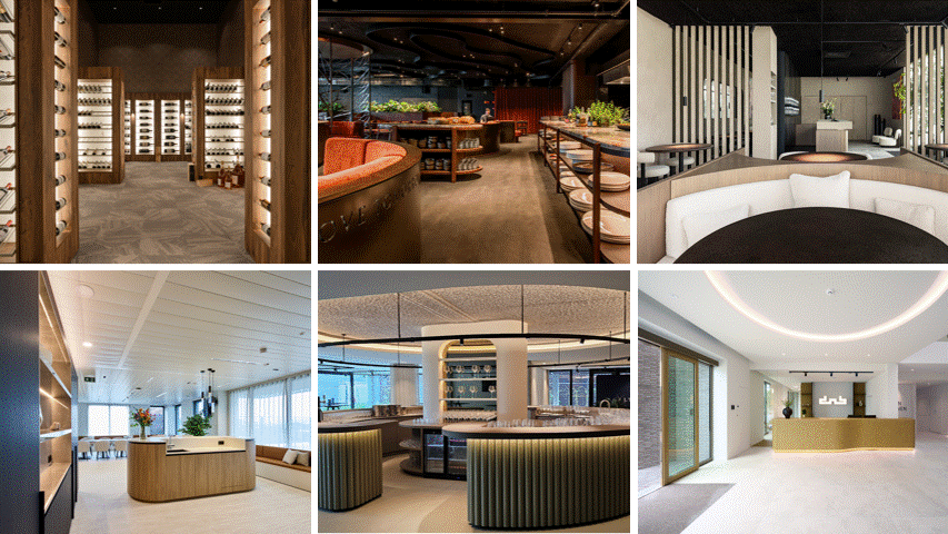 Nominés aux Trophées Menuiserie: Intérieur complet non résidentiel