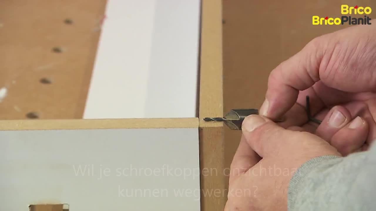 Zo werk je met een opzetverzinkboor